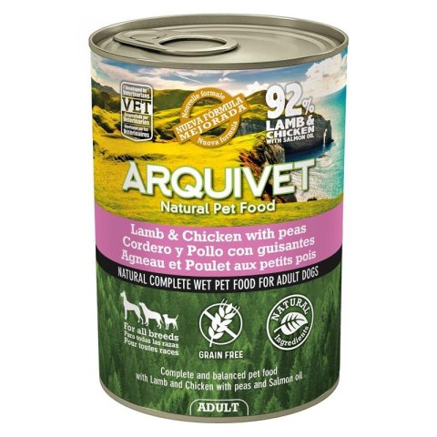 Arquivet ARQUIVET MOKRA KARMA DLA PSA Z jagnięciną i kurczakiem 400G Arquivet ARQUIVET MOKRA KARMA DLA PSA Z jagnięciną i kurczakiem 400G