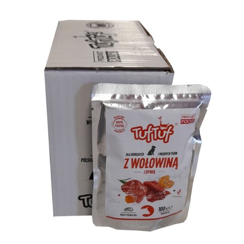 Tuf Tuf TUF TUF Saszetka wołowina z dynią 100 g x 10szt. Tuf Tuf TUF TUF Saszetka wołowina z dynią 100 g x 10szt.