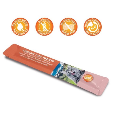 Arquivet ARQUIVET Kremowa przekąska z łososiem i krewetkami 5X14 g Arquivet ARQUIVET Kremowa przekąska z łososiem i krewetkami 5X14 g