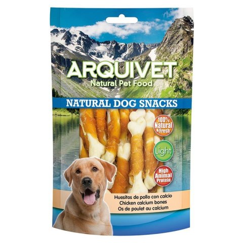 Arquivet ARQUIVET Przysmak dla psa kostki owinięte kurczakiem 100g Arquivet ARQUIVET Przysmak dla psa kostki owinięte kurczakiem 100g