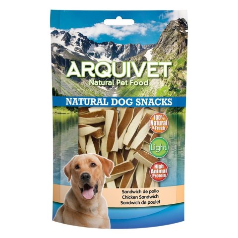 Arquivet ARQUIVET Przysmak dla psa sandwich skręcany z kurczaka 100g Arquivet ARQUIVET Przysmak dla psa sandwich skręcany z kurczaka 100g