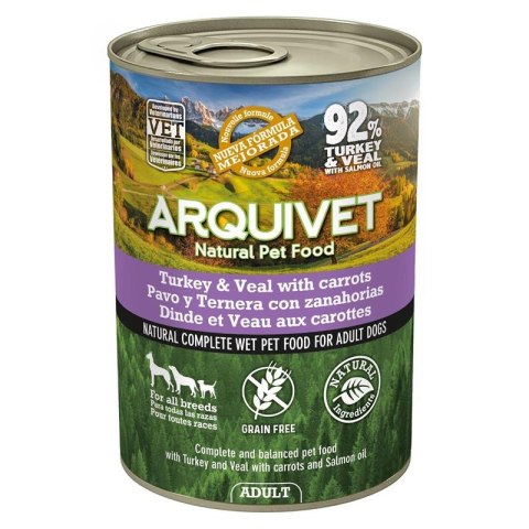 Arquivet Arquivet mokra karma dla psa z indykiem i cielęciną 400g Arquivet Arquivet mokra karma dla psa z indykiem i cielęciną 400g