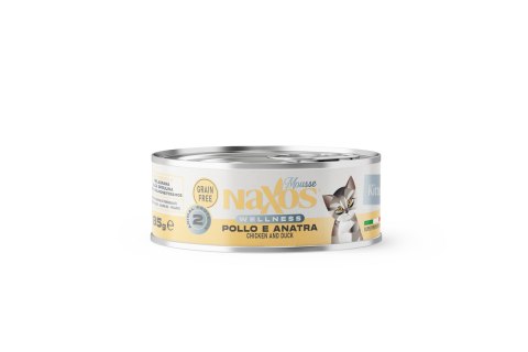 Naxos NAXOS CAT Puszka dla kociąt smaku kurczaka i kaczki 85g