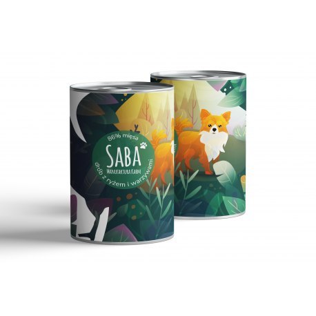 SABA SABA Drób z ryżem i warzywami - 850 g SABA SABA Drób z ryżem i warzywami - 850 g