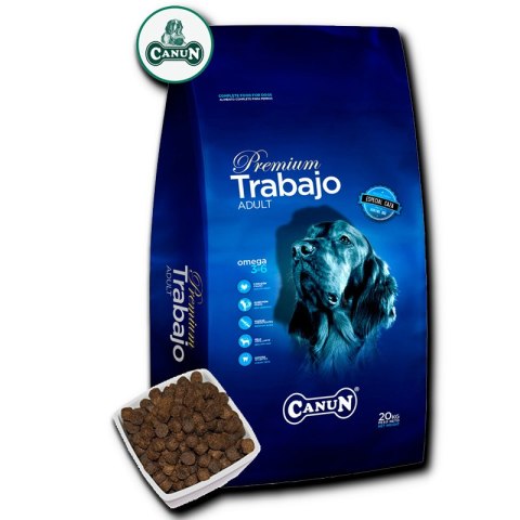 Canun Premium Canun Trabajo 20 kg karma premium dla psów energicznych i myśliwskich na kurczaku i ryżu