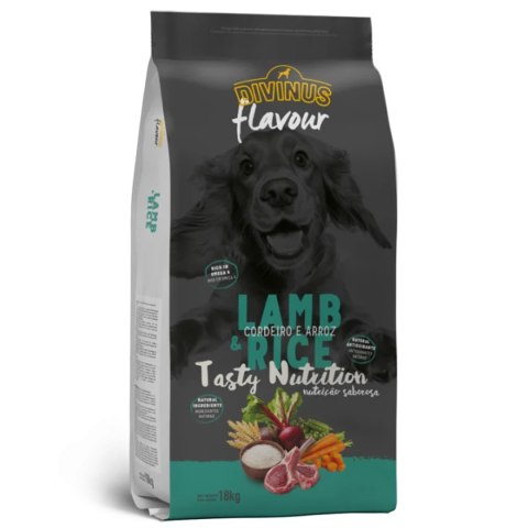 Divinus Divinus FLAVOUR DOG - jagnięcina z ryżem 18 kg