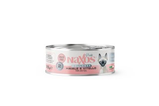 Naxos NAXOS CAT STERILIZED - wieprzowina i cielęcina - puszka dla kotów sterylizowanych 85g