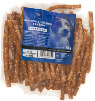 WAFI WAFI Patyczki z królikiem i ryżem 500g