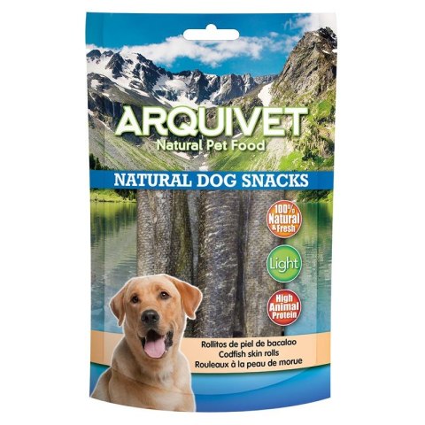 Arquivet Arquivet Roladki ze skóry dorsza 70 g